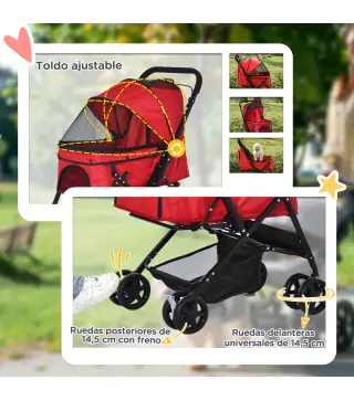 Cochecito para Mascotas