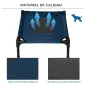 Cama Elevada para Perros Gatos Portátil Cama para Mascotas con Zona de Malla Transpirable y Tela Oxford para Interior Exterior 6