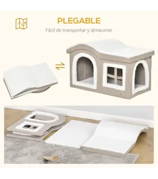 Casa Plegable para Gatos