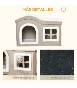 Casa Plegable para Gatos
