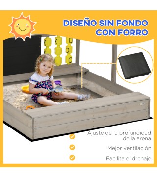 Arenero de Madera