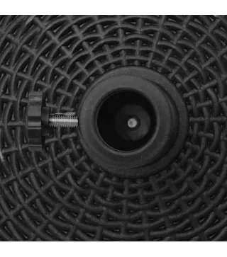 Base para Sombrilla con Ruedas de Resina y Metal Compatible con Postes Ø38 mm y Ø48 mm Ø52x41 cm Negro