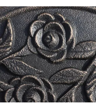 Base para Sombrilla de Jardín de 9 kg Soporte de Parasol Redondo de Resina para Postes de 38mm/48mm Ø45,5x31 cm Bronce