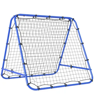 Red de Rebote Plegable y Ajustable para Entrenamiento de Fútbol Béisbol y Tenis 100x95x90 cm Azul