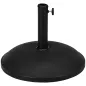 Base para Sombrilla Redonda 25 kg Soporte de Parasol de Cemento para Sombrilla con Postes Ø33 mm Ø38 mm Ø48 mm
