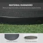 Base para Sombrilla Redonda 25 kg Soporte de Parasol de Cemento para Sombrilla con Postes Ø33 mm Ø38 mm Ø48 mm
