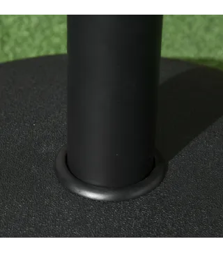 Base para Sombrilla Redonda 25 kg Soporte de Parasol de Cemento para Sombrilla con Postes Ø33 mm Ø38 mm Ø48 mm