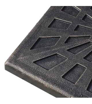 Base para Sombrilla de Resina Peso 15 kg para Poste de Parasol de Ø3,8 cm y Ø4,8 cm para Terraza 47x47x32 cm Bronce