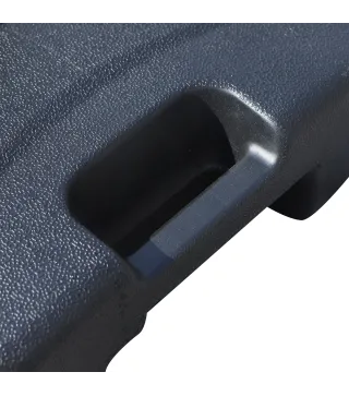 Base de Sombrilla Parasol de Playa Pies Soporte de Sombrilla Patio Jardín Lleno de Agua de 20 kg y Arena de 30 kg 46x45x26cm HDP