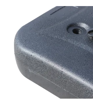 Base de Sombrilla Parasol de Playa Pies Soporte de Sombrilla Patio Jardín Lleno de Agua de 20 kg y Arena de 30 kg 46x45x26cm HDP