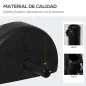 Base de Pared para Sombrilla Ø38/48 mm Soporte Semicircular de Parasol Rellenable de Arena 21 kg o Agua 18 kg para Jardín Patio