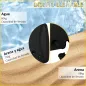 Base de Sombrilla con 2 Ruedas Rellenable de Agua 60 kg Arena 68 kg o Mixto 75 kg 80x60x17 cm Negro