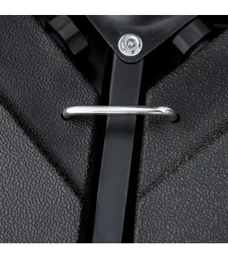 Conjunto de 4 Pesos Rellenables para Base de Sombrilla Cruzada con 15 Litros de Agua o 17,5 kg de Arena Negro