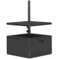 Base para Sombrilla Exterior 3 en 1 Mesa Auxiliar Ajustable Macetero Soporte de Parasol Rellenable Arena 80 kg Negro Base para Sombrilla Exterior 3 en 1 Mesa Auxiliar Ajustable Macetero Soporte de Parasol Rellenable Arena 80 kg Negro