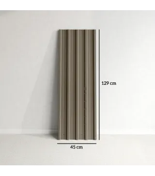 Juego de 12 Paneles para Tejado de Acero Galvanizado 7m² para Caseta de Herramientas Cobertizo 129x45cm Marrón