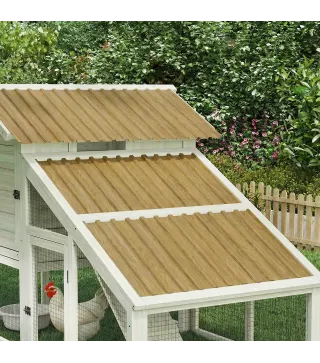 Juego de 12 Paneles para Tejado de Acero Galvanizado 7m² para Caseta de Herramientas Cobertizo 129x45cm Madera Natural