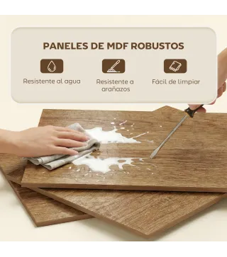 Librería en Forma de S de 5 Niveles para Salón Dormitorio Estudio Oficina 80x24x200 cm Roble