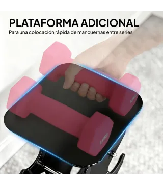 Juego de Mancuernas 2x1kg 2x2kg 2x3kg 2x4kg con Soporte de Almacenamiento para Ejercicio Entrenamiento Multicolor