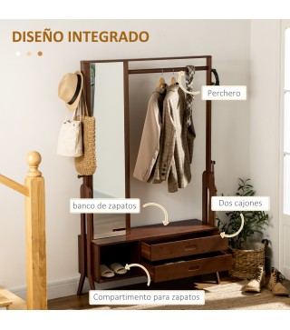 Perchero con Cajones