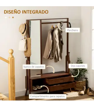 Perchero con Cajones