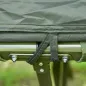Cama Doble de Camping Plegable con Tienda de Campaña 4 en 1 Cama de Campamento Elevada con Colchón Hinchable y Bolsa de Transpor