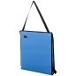 Conjunto de 2 Esterillas de Playa Plegable con Respaldo Reclinable y Bolsa de Transporte 142x51x40 cm Azul