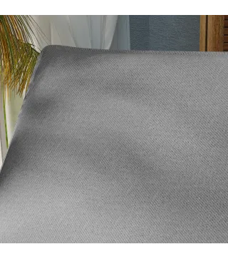 2 Cojines para Tumbonas de Jardín con Protección UV Resistentes a Salpicaduras 193x58x6 cm Gris