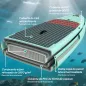 Tabla de Paddle Surf Hinchable 320 cm, con Superficie Antideslizante Remo de Aluminio Ajustable Quilla Bomba y Mochila