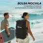 Tabla de Paddle Surf Hinchable 320 cm, con Superficie Antideslizante Remo de Aluminio Ajustable Quilla Bomba y Mochila