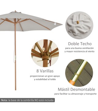 Sombrilla de Jardín