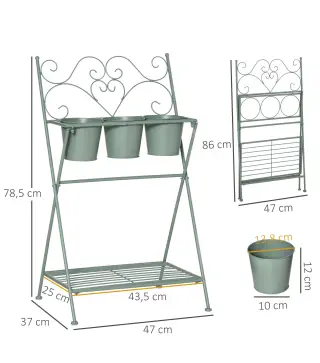 Soporte de Metal para Plantas