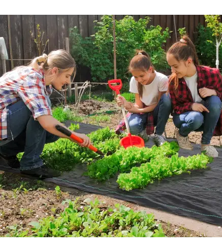 Malla Geotextil 2x100 m Malla de Jardín contra Malas Hierbas 60 g/m² Rollo de Malla Antimaleza Negro