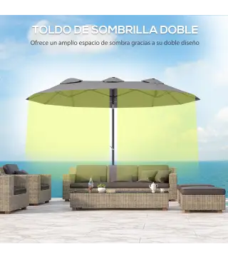 Sombrilla Doble