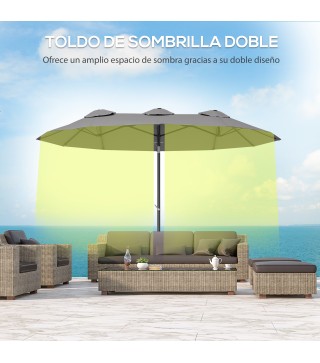 Sombrilla Doble