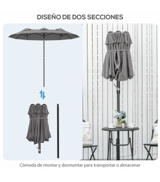 Sombrilla Doble