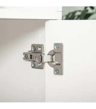 Estantería Librería con 3 Compartimentos Abiertos y 1 Armario con Estante Ajustable Almacenaje para Salón Estudio 70x29,5x167 cm