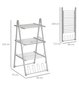 Tendedero Eléctrico Plegable