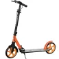Patinete Plegable para Adultos y Niños de +14 Años Scooter con Manillar Ajustable 91,5x36,5x91-104 cm Rojo