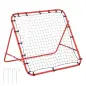 Red de Rebote Reboteador de Metal con Ángulo Ajustable para Entrenamiento de Deportes 96x80x96 cm Rojo