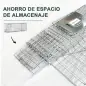 Trampa para Animales Vivos Plegable 93x31x34,5 cm Jaula de Captura de Alambre con Puerta y Asa para Conejos Plata