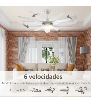 Ventilador de Techo con Luz