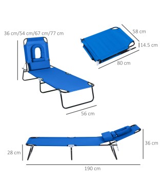 Tumbona Plegable