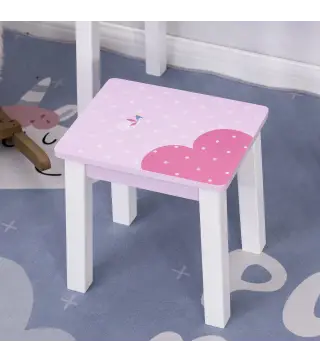 Tocador Infantil con Taburete