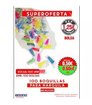 Boq-Narguila 1 Bol 100Und Emb 100Bol