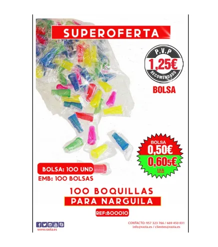 Boq-Narguila 1 Bol 100Und Emb 100Bol