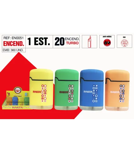 Encendedor Turbo Modelo Zippo Silicona Circles