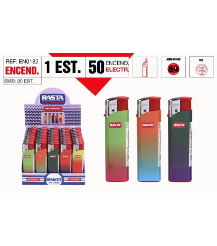 Encendedor Electronico Est: 50 Und