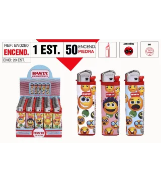 Encendedor Piedra Est: 50 Und.