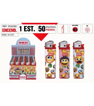 Encendedor Piedra Est: 50 Und.