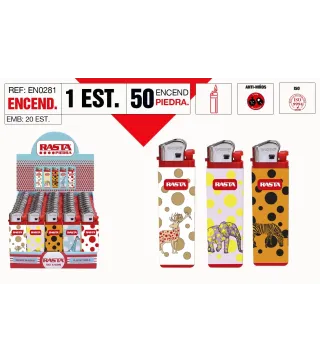 Encendedor Piedra Est: 50 Und.